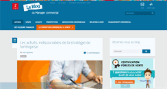 Desktop Screenshot of management-commercial.fr